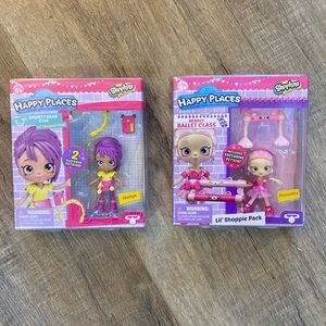 Happy Places shopkins pirouetta and skatlyn-new in package